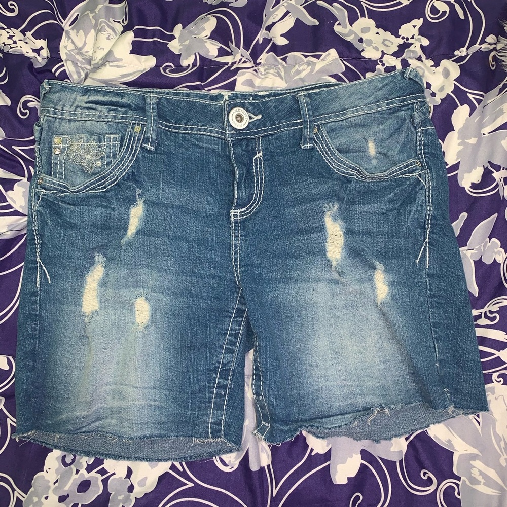 Ripped shorts